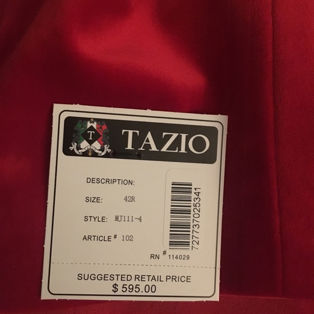 ❤️Flamin’ Red Velvet Blazer - Christmas 🎄 - Picture 7 of 8